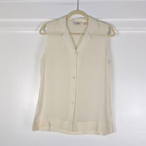 Tommy Bahama Silk Cotton Blend Sleeveless Top